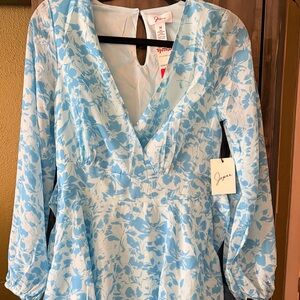 Ladies blue dress
